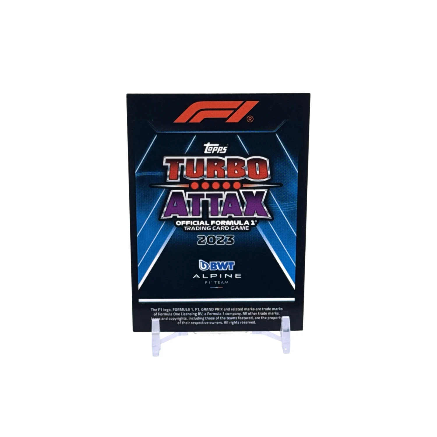 Alpine - Topps karta Pierre Gasly, Pink Parallel Edition