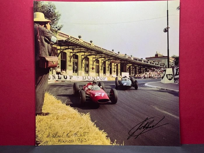 Ferrari - fotografie John Surtees, GP Monaka 1963