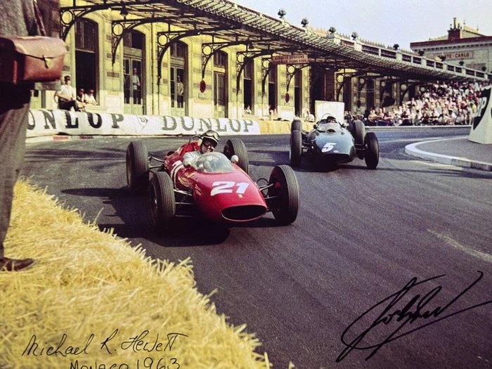 Ferrari - fotografie John Surtees, GP Monaka 1963