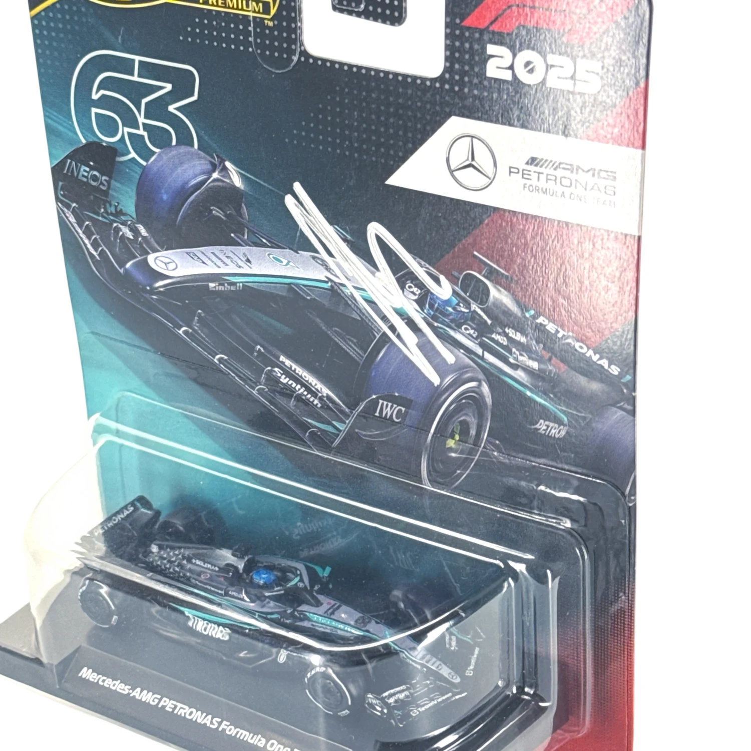 Mercedes - George Russell hotwheels model