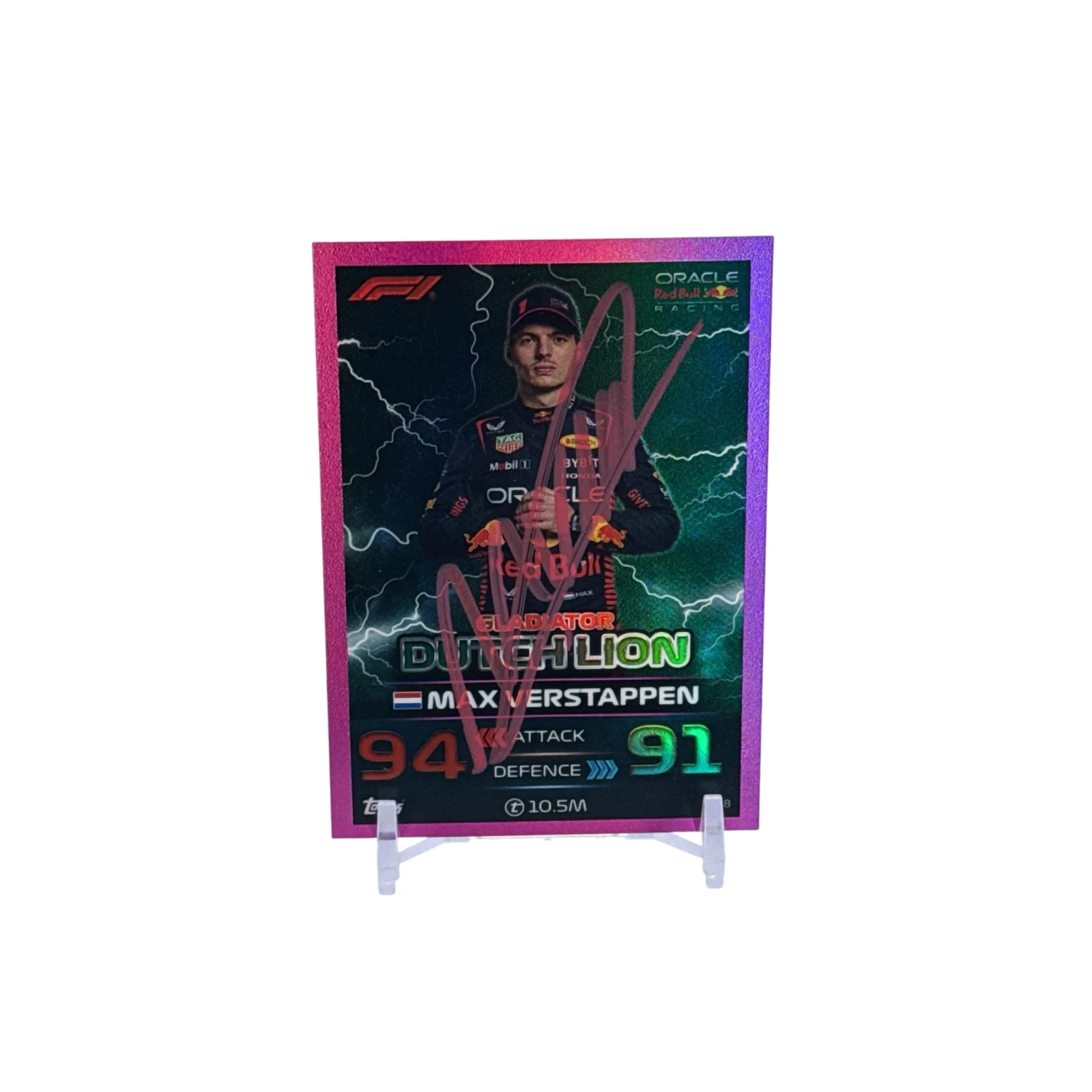 Redbull - Max Verstappen Topps karta