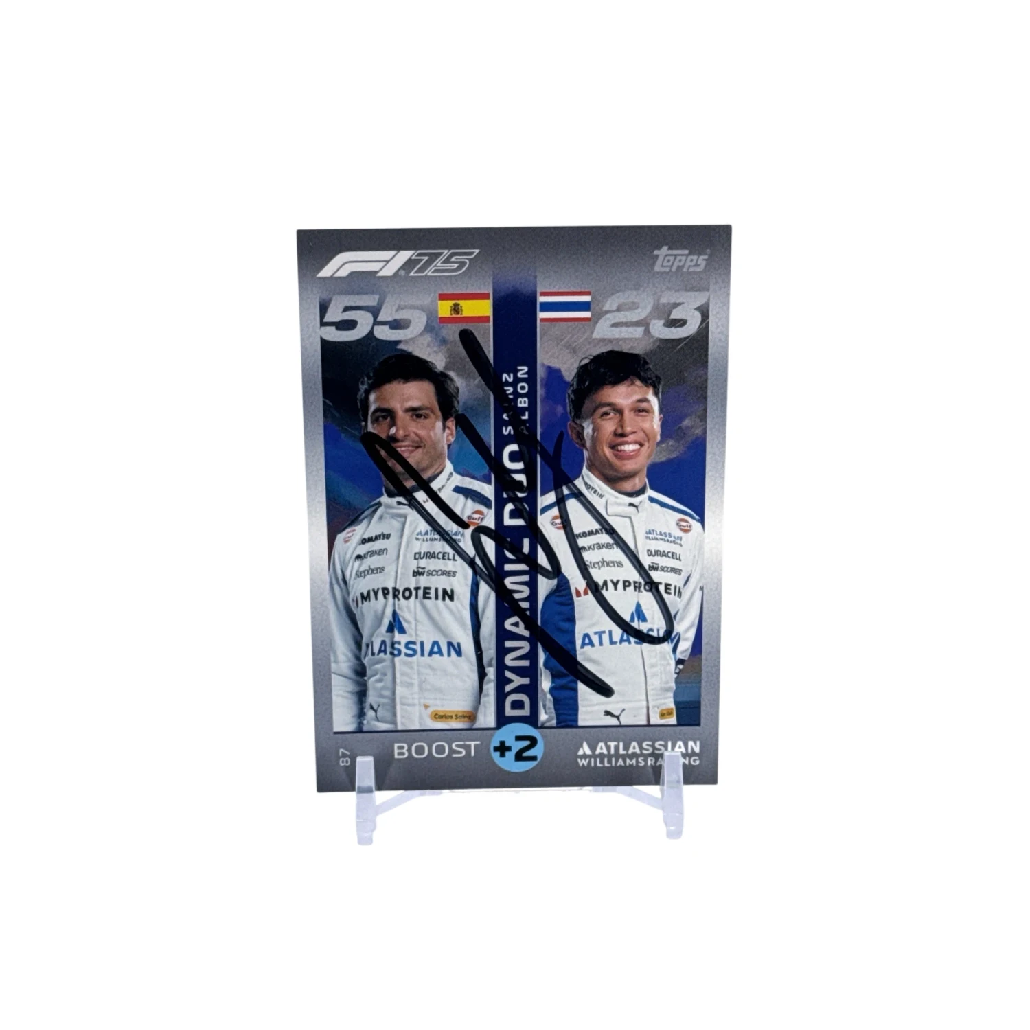 Williams - Carlos Sainz Topps karta