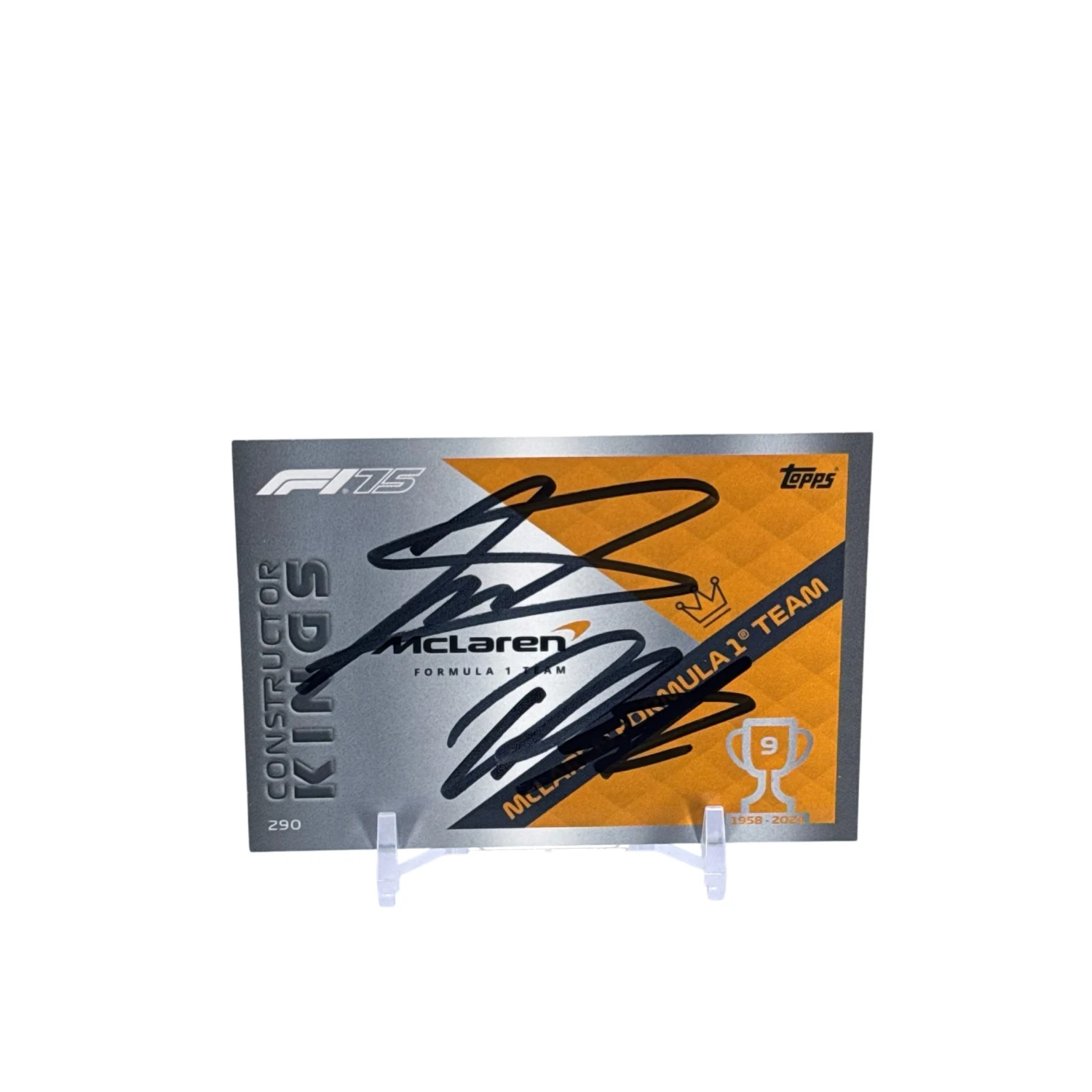 McLaren - Lando Norris a Oscar Piastri Topps karta