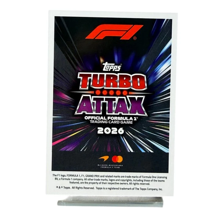 Mclaren - Oscar Piastry Topps karta