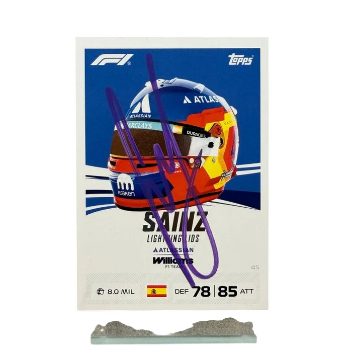 Williams - Carlos Sainz Topps karta