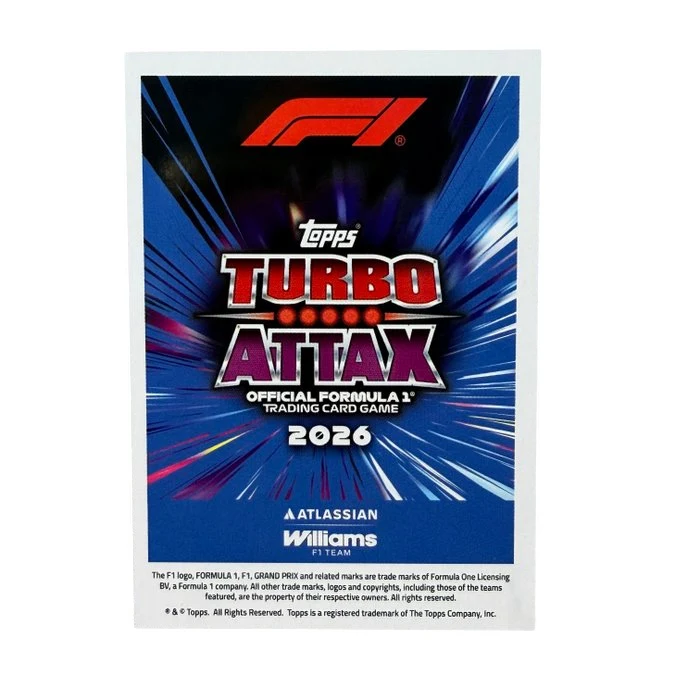 Williams - Carlos Sainz Topps karta