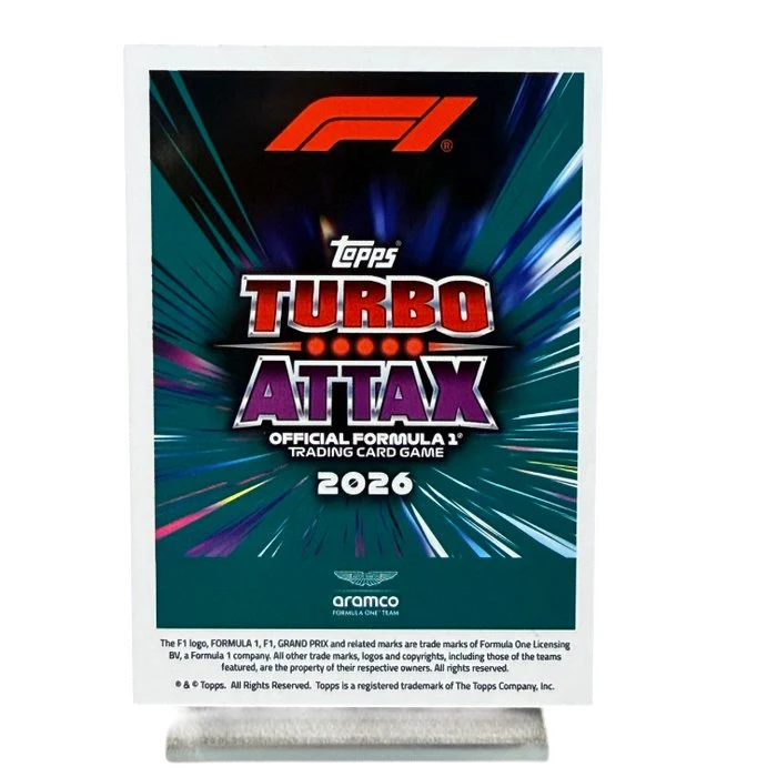 Aston Martin - Fernando Alonso Topps karta