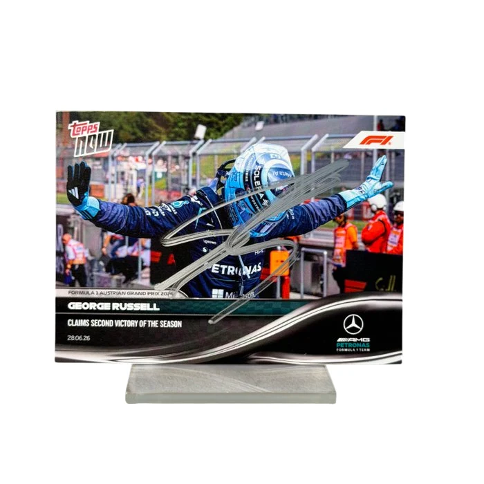 Mercedes - Topps Now - Claims Second Victory of the Season ( 042 ) - George Russell - 2026 - Trading Card