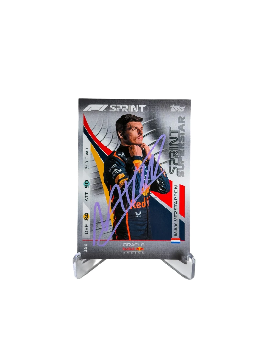 Redbull - Max Verstappen Topps karta