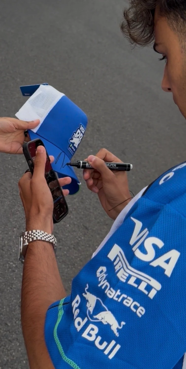 Visa Cash App Racing Bulls F1 Team - Arvid Lindblad & Liam Lawson - Baseball cap