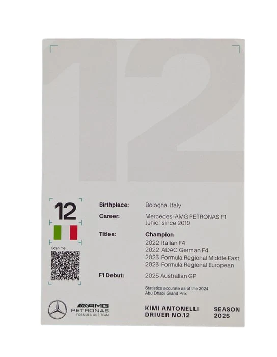 Fancard - Mercedes - Andrea Kimi Antonelli - 2025