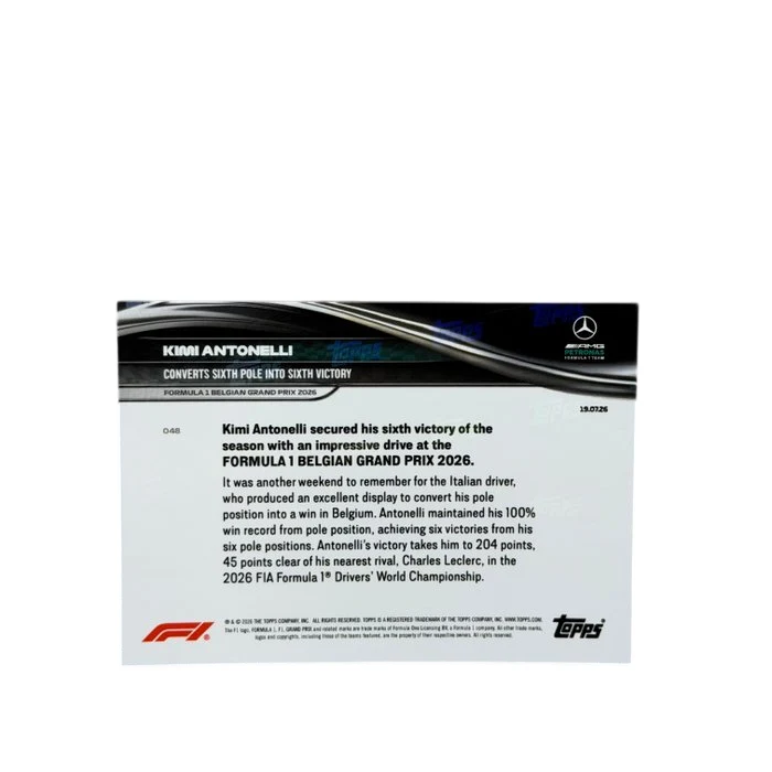 Mercedes - Topps Now - Andrea Kimi Antonelli - 2026