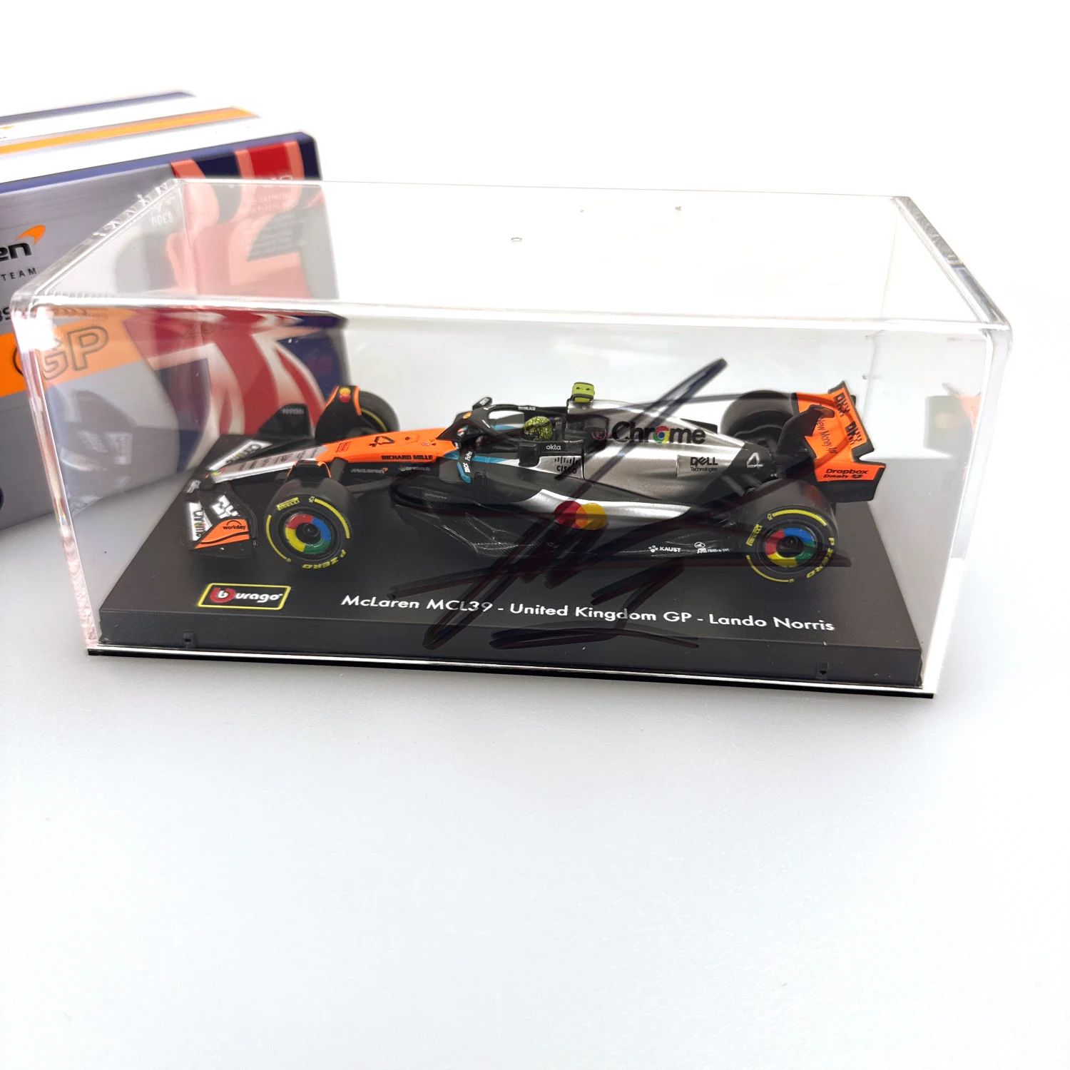 McLaren - model MCL39 Lando Norris, GP Velké Británie 2025, měřítko 1:43