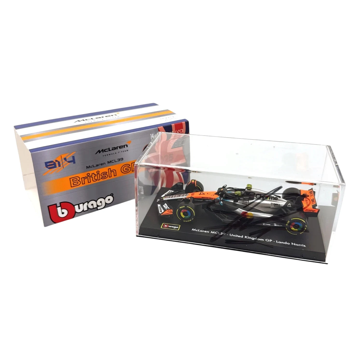McLaren - model MCL39 Lando Norris, GP Velké Británie 2025, měřítko 1:43