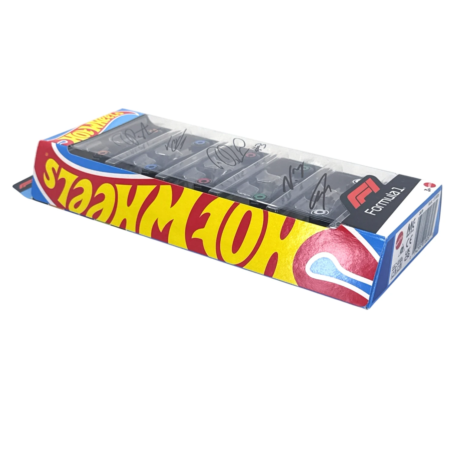 Hot Wheels - sada 5 podepsaných miniatur F1 2024