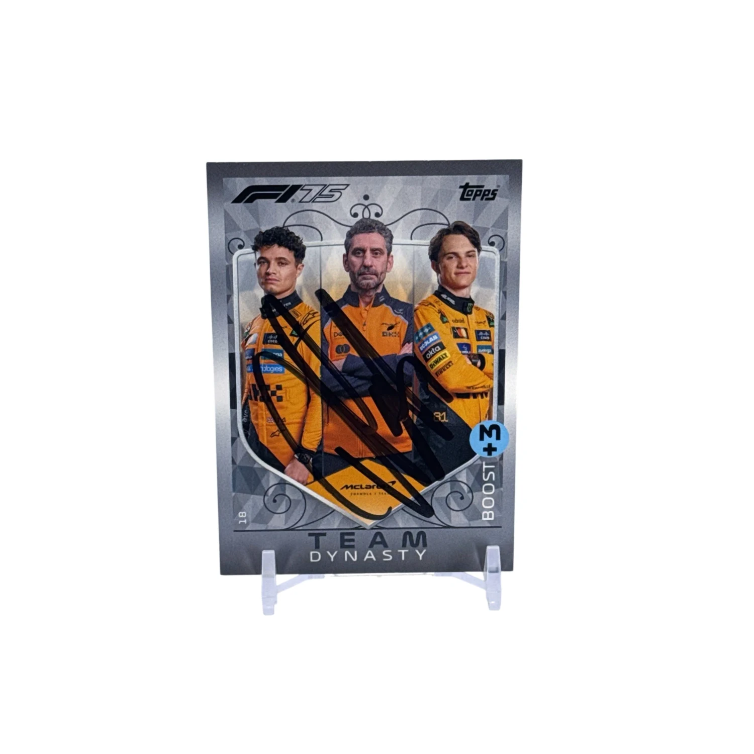 McLaren - Topps karta Team Dynasty Duo Norris & Piastri se Stellou 2025