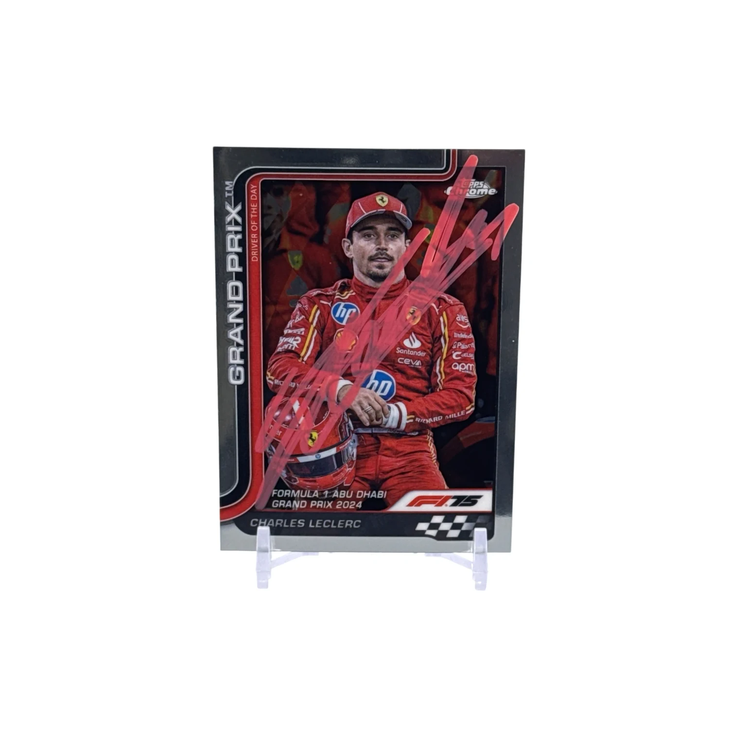 Ferrari - Topps Chrome Charles Leclerc, Driver of the Day Abu Dhabi
